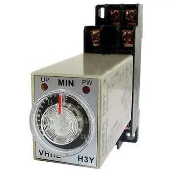 0-3 Minútu 3M Časovač H3Y-2 Zapnutie Oneskorenia Časového Relé 8 s Pin Pätice AC220V/AC110V/DC24V/DC12V