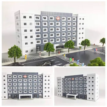 1/150 160 Architektonickej scény model Anime pravidelné nemocnice, budovy pre hobby model výrobca