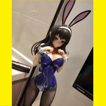 1/4 Anime Saenai Hrdinka č Sodatekata Sexy Kasumigaoka Utaha Bunny Dievča Ver. PVC Zber Model Obrázok Hračky Darček 44 cm Pôvodná