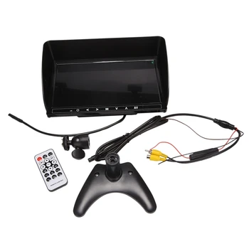 10.1 Palcový LCD Auto Monitor Prenosného Spätné Záložný Fotoaparát Dotykové Tlačidlá S Slnečník Pre Auto DC12-24V
