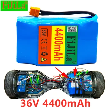 100% Nový 10S2P 36v lítium-iónová nabíjateľná batéria 4400 mAh 4.4 AH batéria pre elektrický self-sacie hoverboard jednokolky