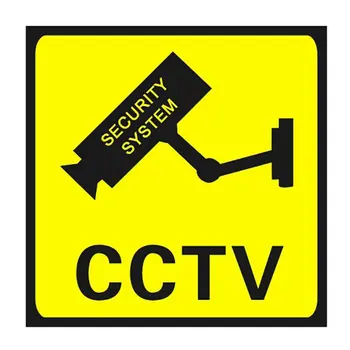 10pcs CCTV Bezpečnosti 24-Hodinové Monitor Fotoaparátu Výstražné Nálepky Prihlásiť Upozornenie Stenu, Nálepky Nepremokavé Lables