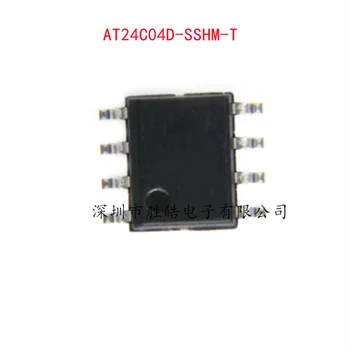 (10PCS) NOVÉ AT24C04D-SSHM-T AT24C04D 04DM SMD SOP-8 Integrovaných obvodov AT24C04D-SSHM-T