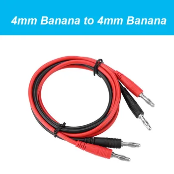 16AWG 10A krokosvorkami 4 mm Banánových na Banánových Test Kábel Multimeter Testovanie Káble Odolné Drôty K4