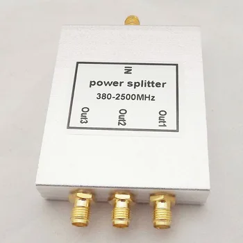 1pc ANTÉNNY Koaxiálny Prehovoriť Power Splitter Delič Senzory SMA Female 3-Pásmový Signál Booster Freq 380-2500MHz