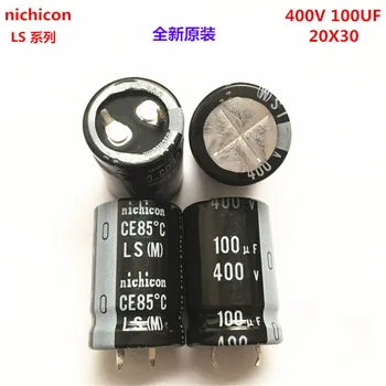 2 KS/10PCS 100uf 400v Nichicon LS 20x30mm 400V100uF modul Snap-in PSU Kondenzátor