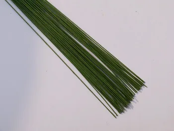 20gauge zelená kniha pokryté drôt hodváb kvetinový drôt doprava zadarmo 50pcs