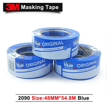 3M pôvodné 2090 Multi-Plochy pre vysoké teploty maskovacia páska modrá 48 mm*54.8 m*5rolls