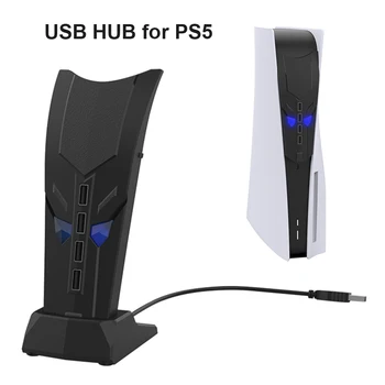 4 Port USB Hub-Rozbočovač pre PlayStation 5 4 Xbox Jedna Séria X Nintend Prepínač
