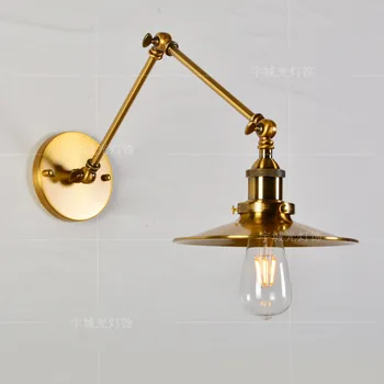 5 ks Vintage Zlato Lampa Spálne Vedľa Schodiska Svetlo Wandlamp Edison Retro Nástenné Svietidlá Svietidlá Svietidlo na Osvetlenie Priemyselných Priestorov