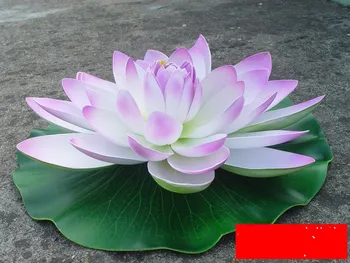 60 CM, Priemer Veľké umelé lotosový kvet bazén Plávajúci Vodný Kvet Pre Vianočné Ozdoby, Svadobné Dekorácie dodanie