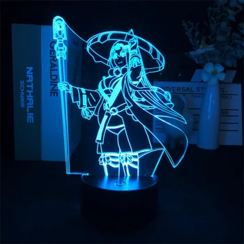 Akrylových 3D Anime Lampa Pre Sanzang Nightlights Lampa Figúrka Osvetlenie Pre Spálne Prírody Comics Svetlo Domova Lampa Darček