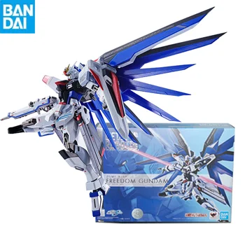 Bandai Gunpla Kovové Robot Duchov Zgmf-X10A Slobody Gundam Zberateľskú Bábiky Hračky Údaje Modely Ploche Ozdoby Deti Darček