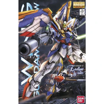 BANDAI MG 1/100 XXXG-01W Gundam Krídlo EW Akčná Hračka Údaje Zostaviť Model Chlapca Dovolenku Dar Anime