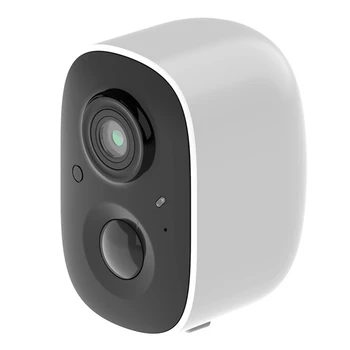 Bezpečnostné Kamery Bezdrôtové Vonkajšie, 1080P AI Detekcia Pohybu Plné Farby Nočné Videnie Nabíjateľná Fotoaparát IP65 Vodeodolný
