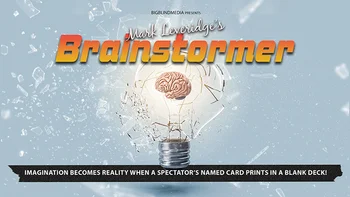 Brainstormer (Trikov a Online Návod) od Mark Leveridge Karty Mágie a Trik Paluby Začiatočník Ilúzie Magic Rekvizity
