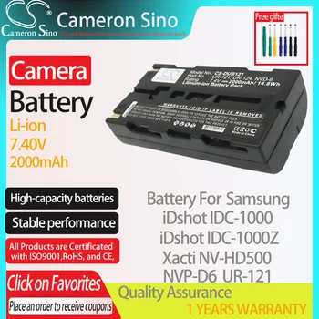 CameronSino Batérie Sanyo iDshot IDC-1000 iDshot IDC-1000Z Xacti NV-HD500 hodí Sanyo NVP-D6 Digitálny fotoaparát Batérie 2000mAh