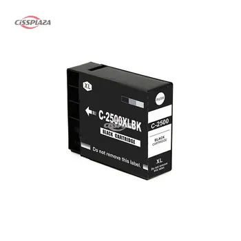 CISSPLAZA 1pc čierna C-2500XL kompatibilné atramentové kazety pre Canon MAXIFY iB4050 MB5050 5350 MB4050 MB5350 atrament pgi2500 chzo-2500