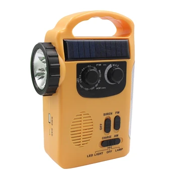 D339 Solárne Horák, Rádio, Multifunkčný Poplachový Zvukový Mobilný Telefón Nabíjanie AM FM Strane Nahodiť Generátor Rádio
