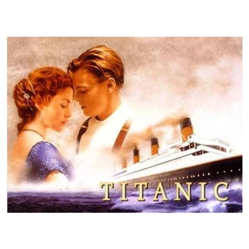 Diamond Maľovanie Titanic Celebrity 5D DIY Cross Stitch Diamond Výšivky Remeslá Domáce Dekorácie Umenie CM05