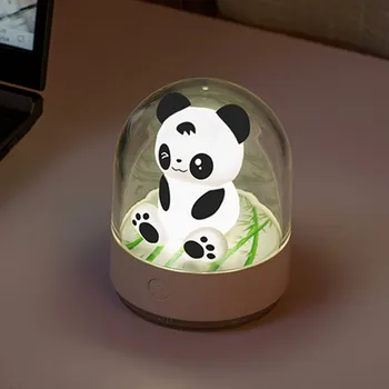 Dropship USB Nabíjateľné Roztomilá Panda Svetlo Tvorivé Mini Esenciálny Olej Vôňa Nočné Svetlo Dovolenku Dar Domova