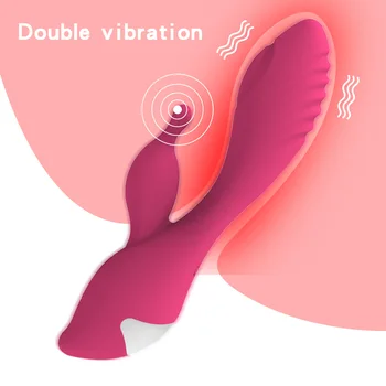 Dvojitý Vibrátor G-Spot Slap Vaginálne Stimulátor Ženy Vibrátor Sex, Masturbácia, Nástroje Dildo Vibrátor Dospelých, Sexuálne Hračky pre Ženy 18