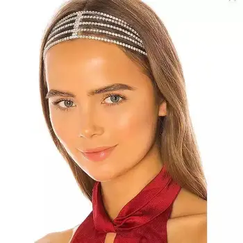 Európske a Americké módne nádherné Drahokamu Crystal hairband sladké svadobné šperky headdress šperky darček k narodeninám
