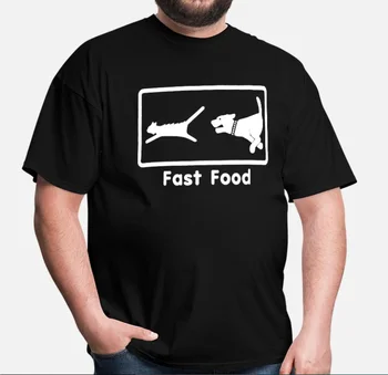 Fast Food Zábavné Kreslenie Vytlačené T-Shirt pánske Letné Bavlna Krátky Rukáv O-Neck T Shirt Nový S-3XL