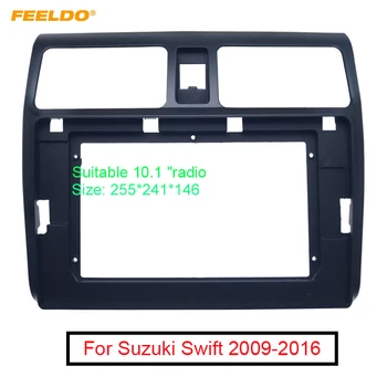 FEELDO Auto 2Din Audio Rádio Fascia Rám Adaptér Pre Suzuki Swift 09-16 Veľký Displej 10.1