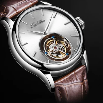 GIV reloj hombre Muži Mechanické náramkové hodinky Tourbillon Skelton Sapphire Morror Hodinky Hodinky pre Mužov Mens 2021 Luxusné Wathes