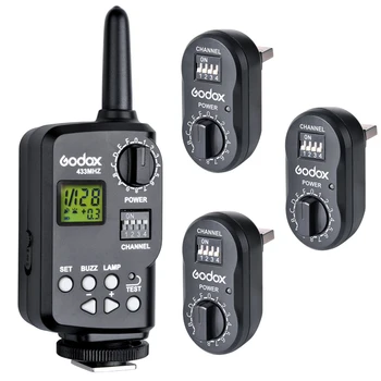 Godox FT-16 Wireless Power Controller Spúšť + 3 Ks Prijímač pre AD360 QT QS GT