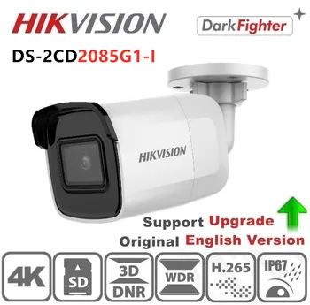 Hikvision Pôvodné Medzinárodná verzia 8MP(4K) DS-2CD2085G1-som Siete Bullet IP Kamera, Fotoaparát Napájaný Tmavé SD Kartu
