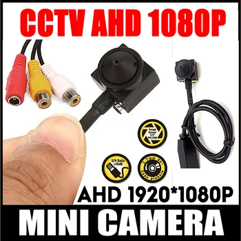 Home Security HD Supe malé 720P 2.0 M 1080P Auta CCTV Farba AHD mini Kamera Systém Najmenšie bezpečnostné Kamery S 3.7 mm Objektív