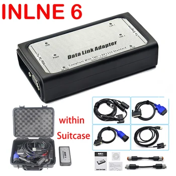 INLINE 6 Prepojenie Údajov Adaptér Insite Ťažkých Diagnostický Nástroj Scanner Interface Inline 6 s Najnovšími V8.7 Softvér