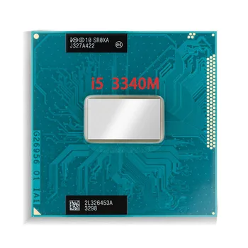 Intel Core i5-3340M i5 3340M SR0XA 2.7 GHz Dual-Core Quad-Niť, CPU Processor 3M 35W Zásuvky G2 / rPGA988B