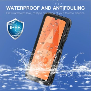 IP68 Vodotesné puzdro pre Samsung Galaxy A32 5G prípade, Vode odolný Shell Kúpanie, Potápanie Outdoorové Športy Shockproof Prachotesný puzdre