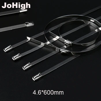 JoHigh 4.6x600mm 100ks Zamykanie zväzkovače Zip