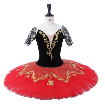 klasický balet Balet tutu šaty balet kostýmy profesionálne balet tutus black Red Paquita Princezná Kitri Don quijote de