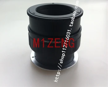 M42-EOSM makro so Zameraním Helicoid Adaptér Krúžok pre M42 42mm Objektív canon ef-m eosm/m1/m2/m3/m5/m6/m10/m50/m100 mirrorless fotoaparátu