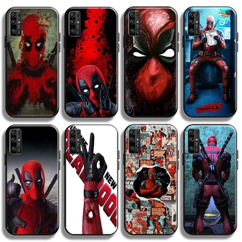 Marvel Deadpool Pre Huawei Honor 30 PRO Telefón Prípad Späť Mäkké Funda Kryt Plnú Ochranu Coque TPU Prípadoch Carcasa