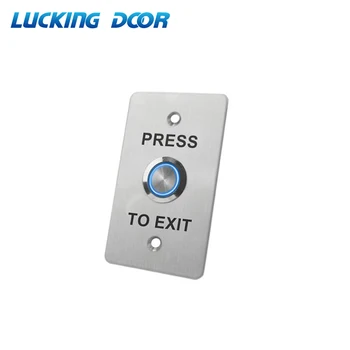 Nerezové dvierka bar exit tlačidlo Kovový materiál Vhodný pre úzke/široké dvere rám systém kontroly prístupu auta
