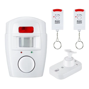 Nový Domov Bezpečnostný Alarm Systém Bezdrôtový Detektor +2x Diaľkové Radiče Pir Infračervený Senzor Pohybu, Alarm Bezdrôtový Alarm Monito