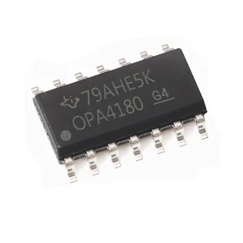 Nový, originálny OPA4180IDR OPA4180 SMD SOP-14 operačný zosilňovač čip