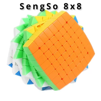 [Picube] Sengso 8x8 Magic Puzzle Kocky Profesionálne ShengShou 8x8x8 Pillowed Chlieb Rýchlosť Cubo Magico Rýchlosť Kocka Vzdelávacie Hračky