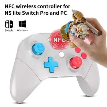 Pre Nintend Switch NS Lite PC Notebook NFC Turbo 6-Os Doublemotor 3D Joystick Gamepad Bezdrôtový Herný ovládač Bluetooth