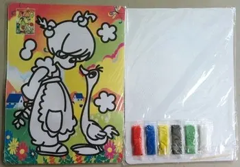 Propagačné hračky, Farba Piesku umenie umenie maľba set kit pre deti darček hračky