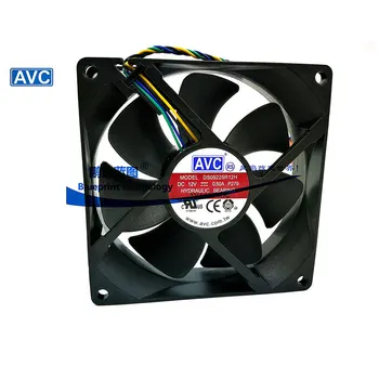 Pôvodné AVC 9025 92MM 90 MM Ventilátor 90*90*25 mm 92*92*25 mm Cooing ventilátor Pre Chladenie CPU fan DS09225R12H 12V 0,5 A s 4pin PWM