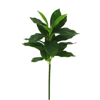 Simulácia Rastliny Pobočiek Opustiť Dekor Umelé Ozdoby, Fotografovanie Pozadí Kytice 62 cm Dĺžka Dekorácie Kvet