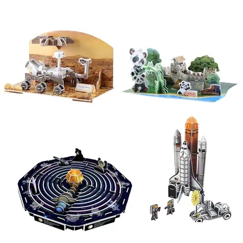 Solárny Systém 3D Model Puzzle DIY Vedy Montáž Planéty Skladačka Puzzle, Hračky, Učenie a Vzdelávanie Hračky Pre Deti,