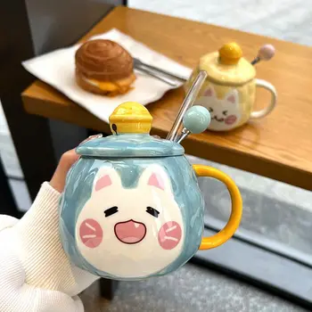 Super roztomilý šťastie mačka keramické šálku kávy